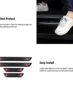 Protector Pisadas Puerta con Luz LED para Tesla Model Y / Modelo 3 3