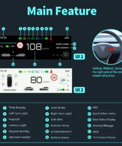 Pantalla Ultra Mini para Tesla Model 3 / Model Y