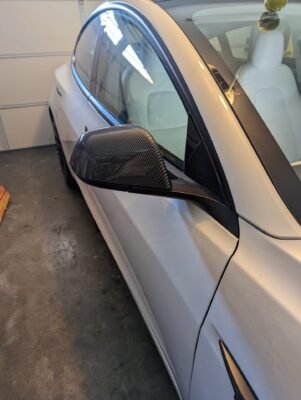 Cubierta de espejo retrovisor lateral para Tesla Model Y / Model 3