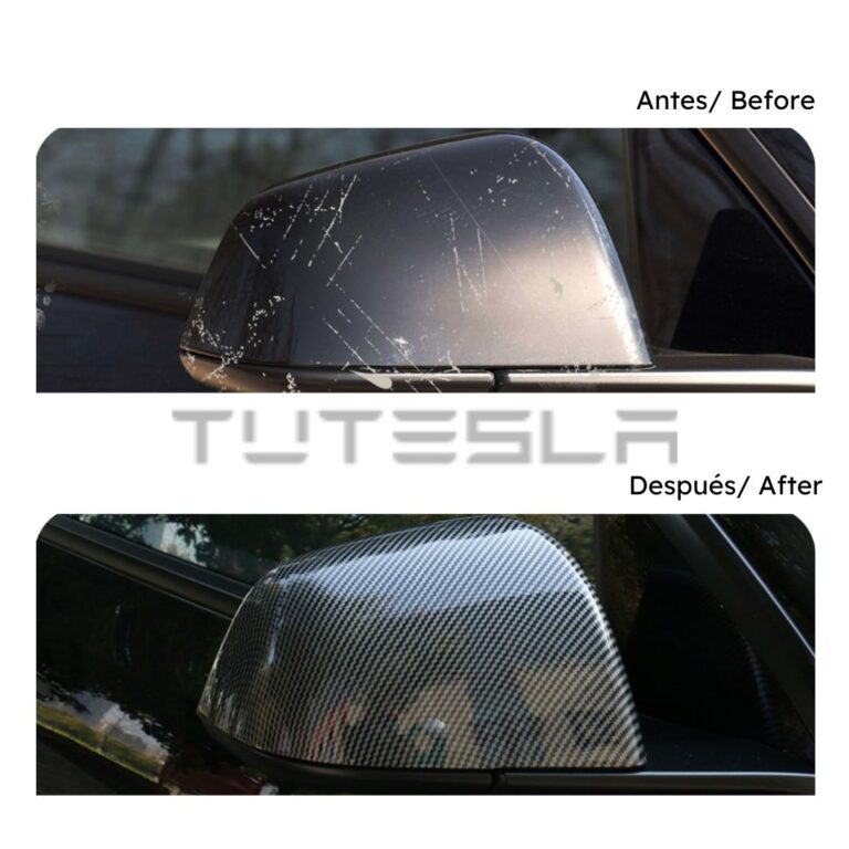 Cubierta de espejo retrovisor lateral para Tesla Model Y / 3