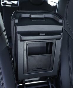 Caja de almacenamiento oculta con reposabrazos para Tesla