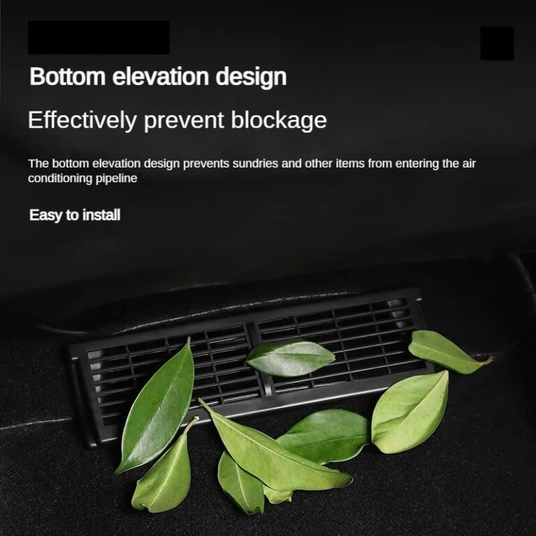 Cubierta protectora de ventilación para debajo del asiento para Tesla