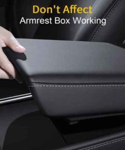 caja de almacenamiento oculta para reposabrazos bandeja organizadora para consola central tesla model 3 model y