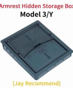 caja de almacenamiento oculta para reposabrazos bandeja organizadora para consola central tesla modelo 3 modelo y